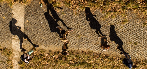 shadows of people